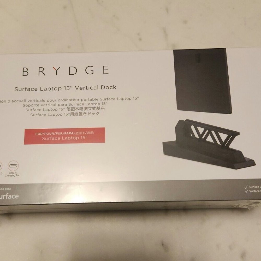 Brydge Surface Laptop 15" Vertical Dock Sealed Microsoft